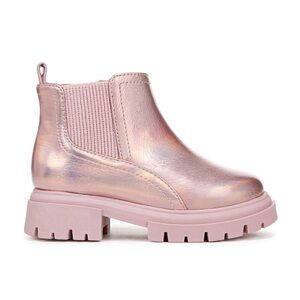 NWOT Blowfish Malibu Carousel Metallic Pink Ankle Boots-Size 11